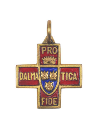 Croce Volontari di Guerra - Pro Dalmatica Fide (15 mm)