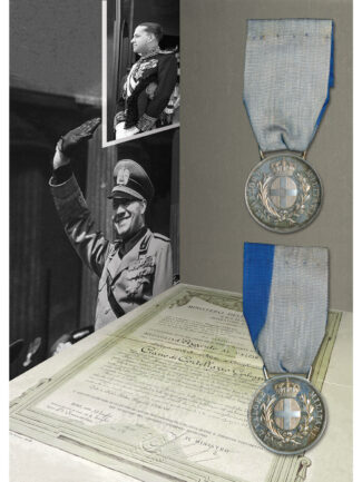 Medaglie d'Argento al Valore Militare Regia Aeronautica - Ciano di Cortellazzo Galeazzo A.O.I.