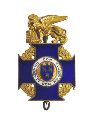 Croce a spilla irredenti Dalmati - Arditi Fiume D’annuzio