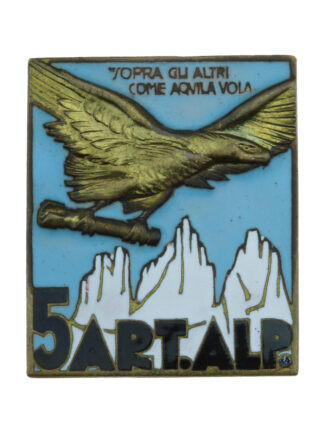 5° Reggimento Artiglieria Alpina - modello dorato