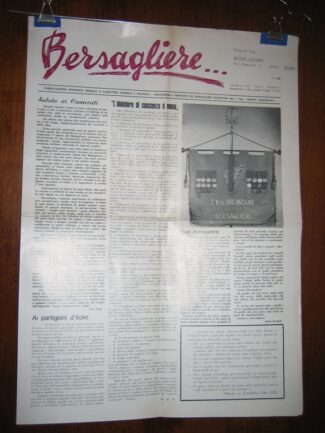 RSI Bersagliere giornale reduci BTG MUSSOLINI 2 fasc 1972