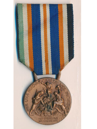 MEDAGLIA WW2 TRIPARTITO - ASSE ITALO TEDESCA E GIAPPONESE - NUOVA CIVILTA'