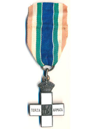 FASSINO 2 RIGHE RICONO C SENZA AD ANELLO - CROCE TERZA ARMATA WW1