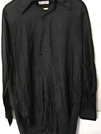 CAMICIA NERA UNIONE MILITARE IN SETA