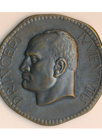 FASCIO COMB. NAPOLI SPLENDIDO MEDAGLIONE STATICO MUSSOLINI -PEREZ -