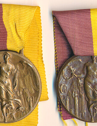 MEDAGLIA MARCIA SU ROMA 1° E 2° TIPO