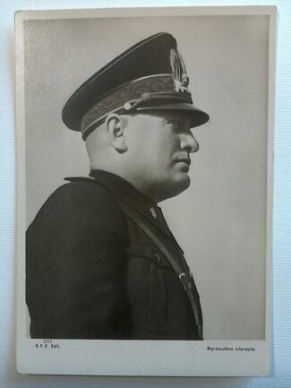 BENITO MUSSOLINI IN UNIFORME PNF