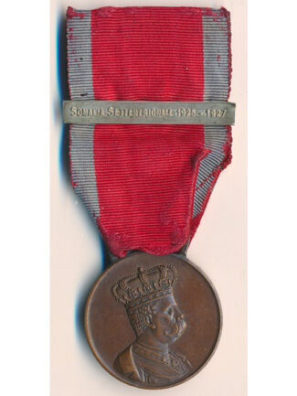 MEDAGLIA CAMPAGNA D'AFRICA UMBERTINA CON FASCETTA SOMALIA 1925 27