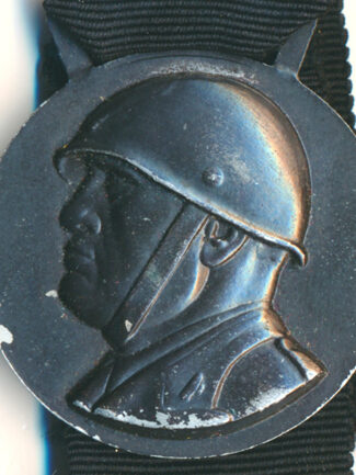 MEDAGLIA BENITO MUSSOLINI VENTENNALE FASCIO COMBATTIMENTO PISTOIA