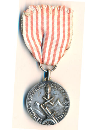 VARIANTE MEDAGLIA IN ARGENTO FRONTE ALPINO OCCIDENTALE - FRANCIA - AFFER -