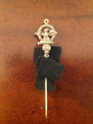 DISTINTIVO TRIPARTITO CON SPILLA IN ORO