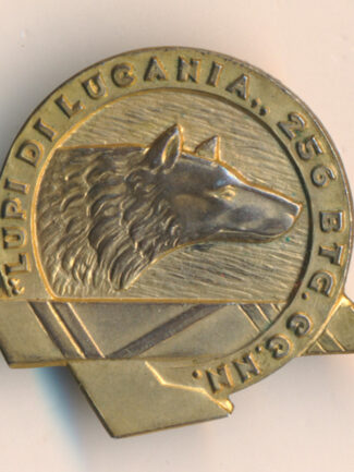 DISTINTIVO MVSN 256 BTG CC NN LUPI DI LUCANIA DA UFF. AG 800