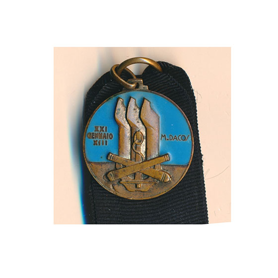 MEDAGLIA MILIZIA ARTIGLIERIA DA COSTA MVSN