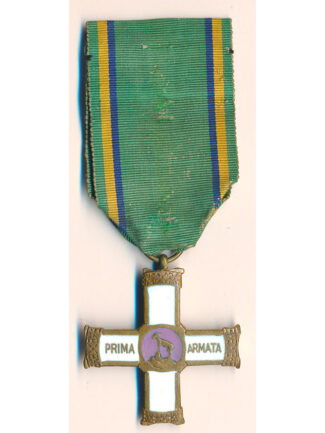 FASSINO 4 RIGHE + QUADRIFOGLIO - CROCE PRIMA ARMATA WW1 GUERRA 15/18