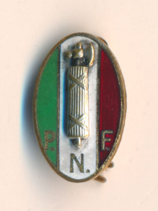 DISTINTIVO VARIANTE CON FASCETTO ARGENTO - SQUADRISMO MARCIA SU ROMA -