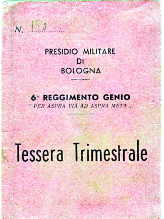 6 reggimento genio presidio militare Bologna
