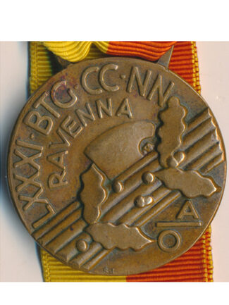 MEDAGLIA LXXXI BTG CN NN RAVENNA - PASSO MECAN - MILIZIA MVSN