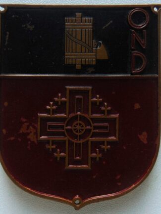 SCUDETTO VENTENNIO O.N.D. OPERA NAZIONALE DOPOLAVORO ASMARA F.LLI LORIOLI