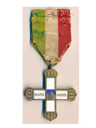 FASSINO 2 RIGHE - CROCE QUARTA ARMATA GUERRA 15/18
