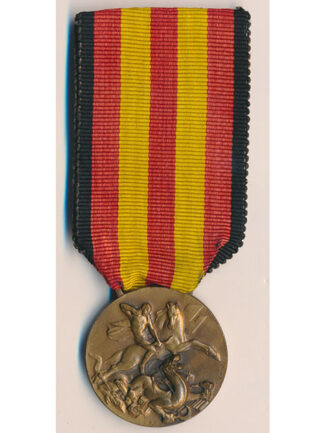 GUERRA DI SPAGNA - MEDAGLIA A RICORDO CON CAVALLO