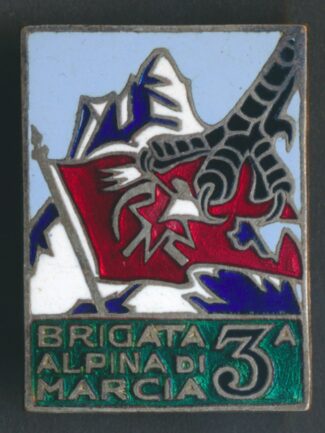DISTINTIVO TERZA BRIGATA ALPINA DI MARCIA FRONTE RUSSO