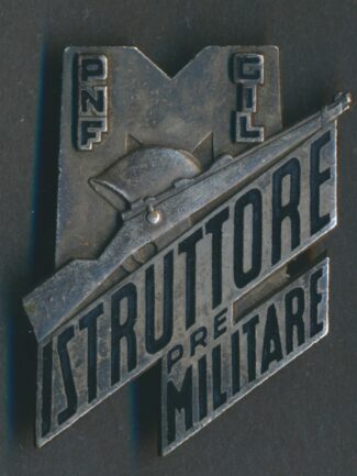 DISTINTIVO ISTRUTTORE PREMILITARE MVSN GIL PNF MILIZIA