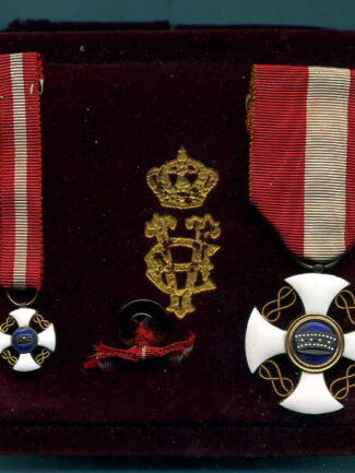 ORDINE DELLA CORONA D’ITALIA CAVALIERE COMPLETO IN SCATOLA (1)