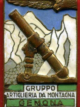 ALPINI -JULIA GR.ART.MONT. GEMONA 1952-1957
