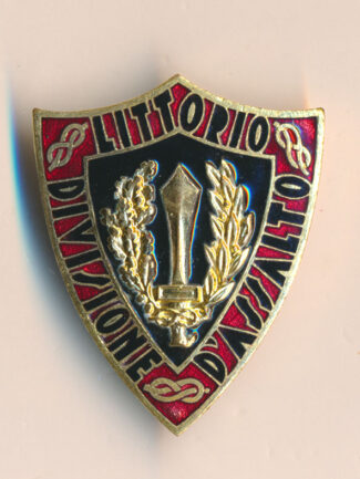 DISTINTIVO DIVISIONE D'ASSALTO LITTORIO - ARDITI CTV OMS