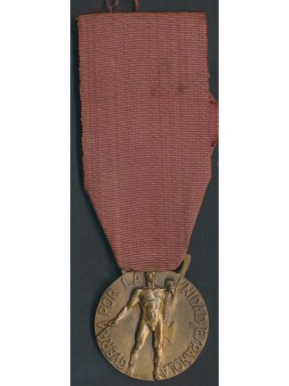 NASTRO 1° TIPO MEDAGLIA X I VOLONTARI DELLA CAMPAGNA SPAGNA 1936 1939 CTV