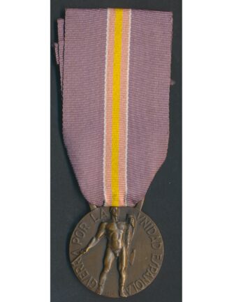 NASTRO 2° TIPO MEDAGLIA VOLONTARI CAMPAGNA DI SPAGNA 1936 1939 CTV