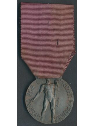NASTRO 1° TIPO MEDAGLIA VOLONTARI CAMPAGNA DI SPAGNA 1936 1939 CTV