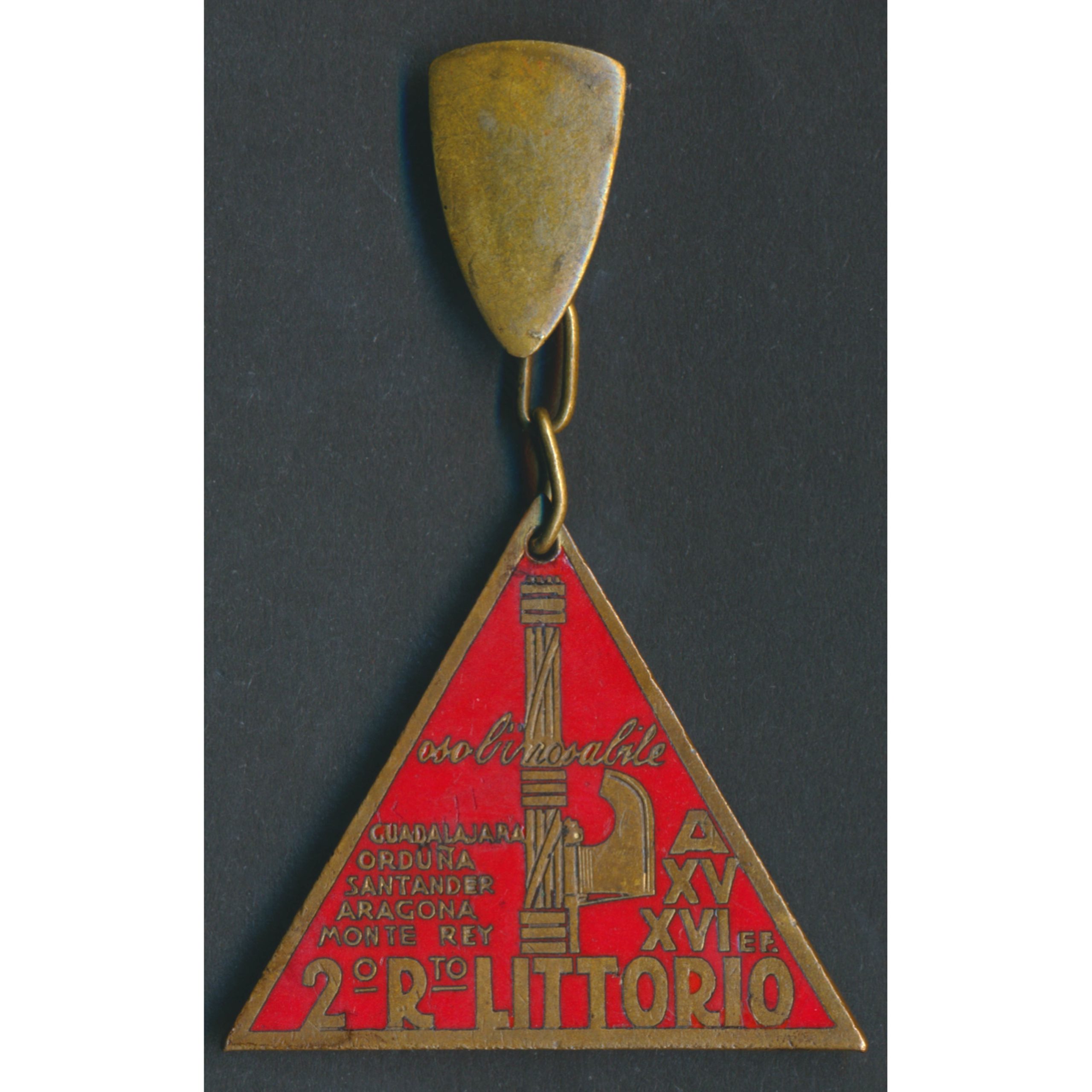 MEDAGLIA 2° REGGIMENTO VOLONTARI DEL LITTORIO - CTV SPAGNA -