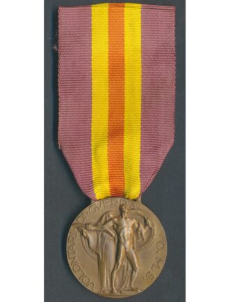 MEDAGLIA BENEMERENZA VOLONTARI GUERRA DI SPAGNA 1936/39 MODELLO - OMS -
