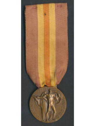 MEDAGLIA DI BENEMERENZA VOLONTARI GUERRA DI SPAGNA -VOLONTA - RIO -