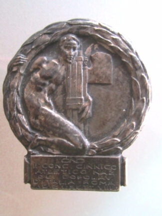 Distintivo II° Conc. Ginnico ROMA 1921 OND Dopolavoro