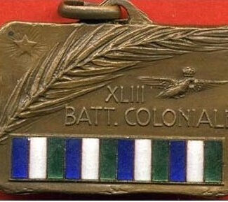 TRUPPE COLONIALI - XLIII BATTAGLIONE COLONIALE.