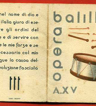 OPERA BALILLA ANNO XV - FIGLI DELLA LUPA.