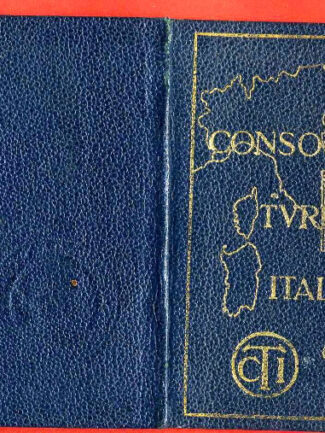 TESSERA - CONSOCIAZIONE TURISTICA ITALIANA 1925 CON FOTO