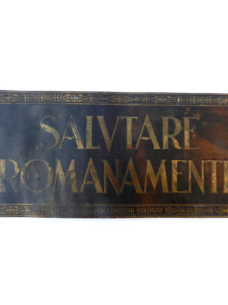 SALUTARE ROMANAMENTE !! - TARGA FASCITA ANNI 1919 1922