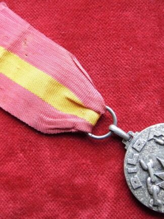 PRESA DI BILBAO GUERRA SPAGNA VARIANTE 19-VI BRONZO ARGENTATO