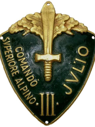 COMANDO SUPERIORE ALPINO JULIO