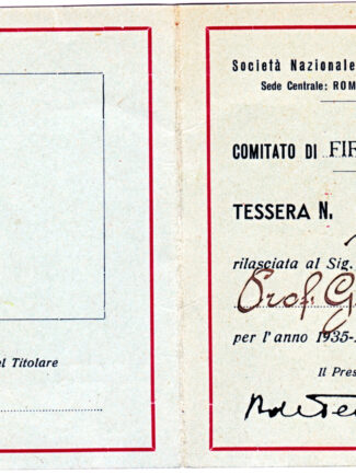 Società Dante Alighieri 1935