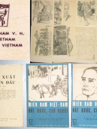 VIETNAM VIETCONG 3 cofanetti cartoline