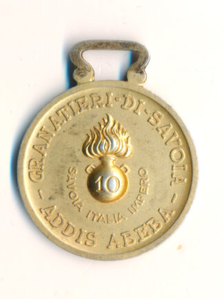 MEDAGLIA ARGENTO DORATO ADDIS ABEBA LITTORIA AFRICA COLONIALE