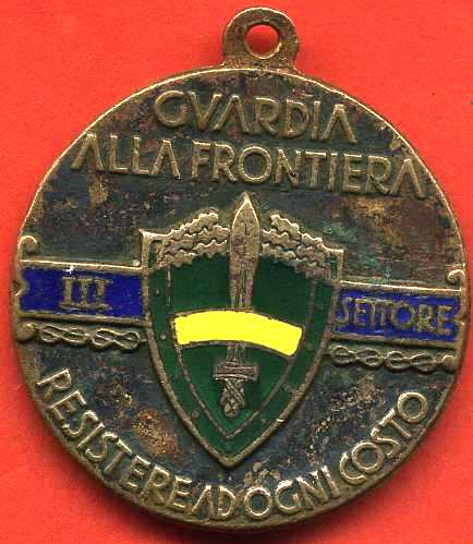 GUARDIA ALLA FRONTIERA III SETTORE Carlo Morandi