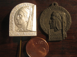 Dante Alighieri medaglia e distintivo (m4)