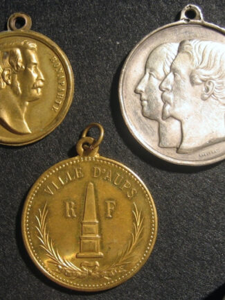 Francia 3 medaglie II impero (m55)