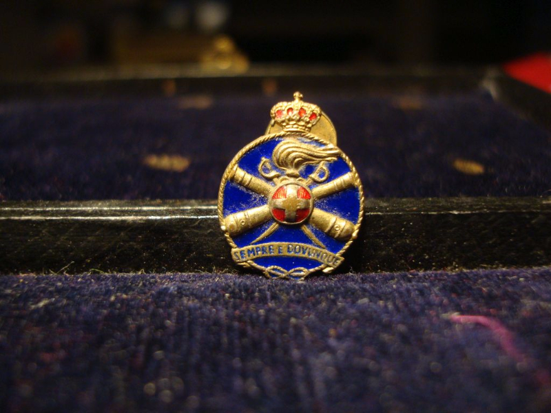DISTINTIVO DA ABITO CIVILE PER UFFICIALE DEI REPARTI DI ART.COLONIALE